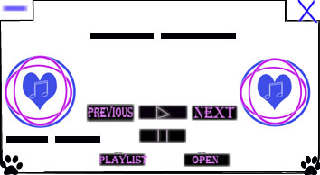 transparent skin  glowing buttons